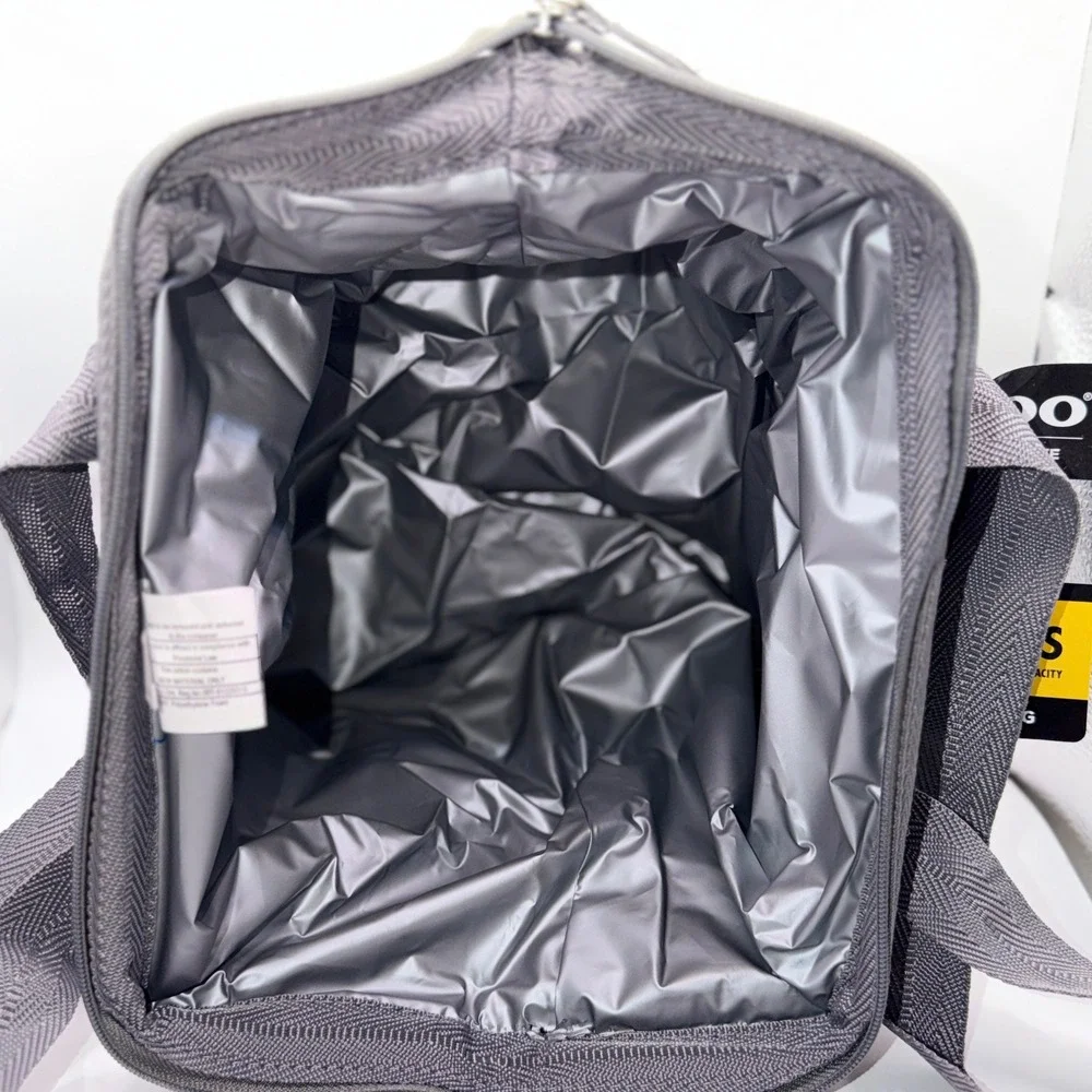 Igloo 9 Can Leftover Tote Insulated Lunch Bag Grey Outdoor Picnic Beach Travel